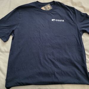 Costa Men's Navy Short Sleeve Tee